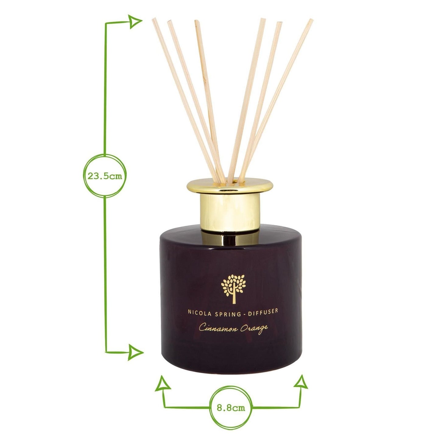 Classy Soy-Wax Scented Candle and Diffuser Set Gift 38 Hour Burn Time 350G Patchouli & Rosewood