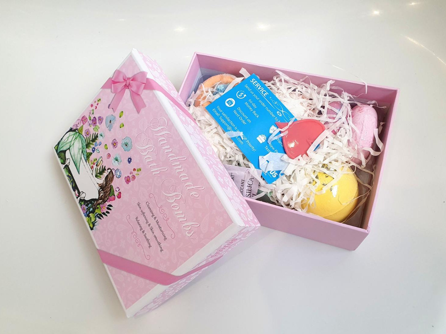 Hand Made Bath Bombs Gift Box Set 