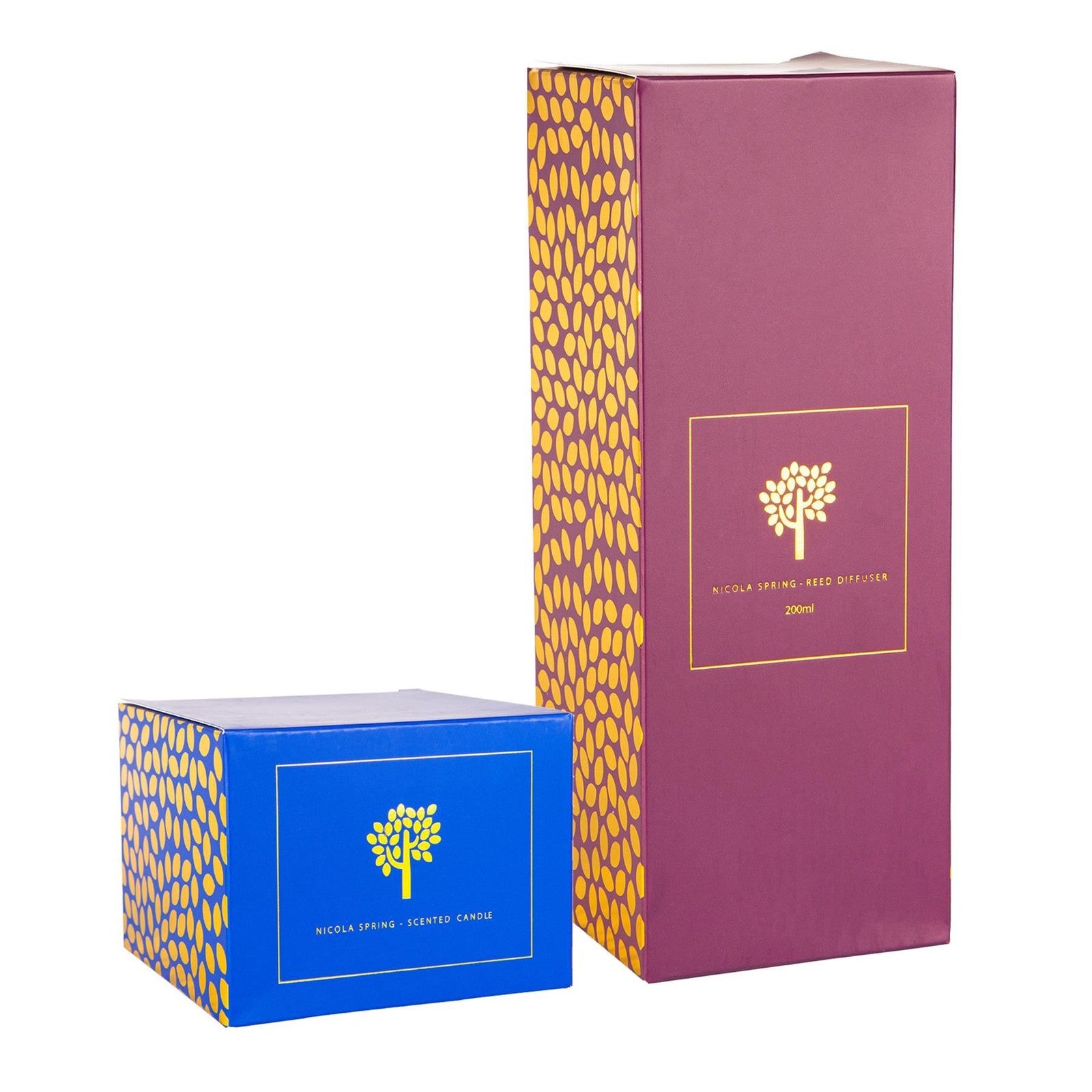 Classy Soy-Wax Scented Candle and Diffuser Set Gift 38 Hour Burn Time 350G Patchouli & Rosewood