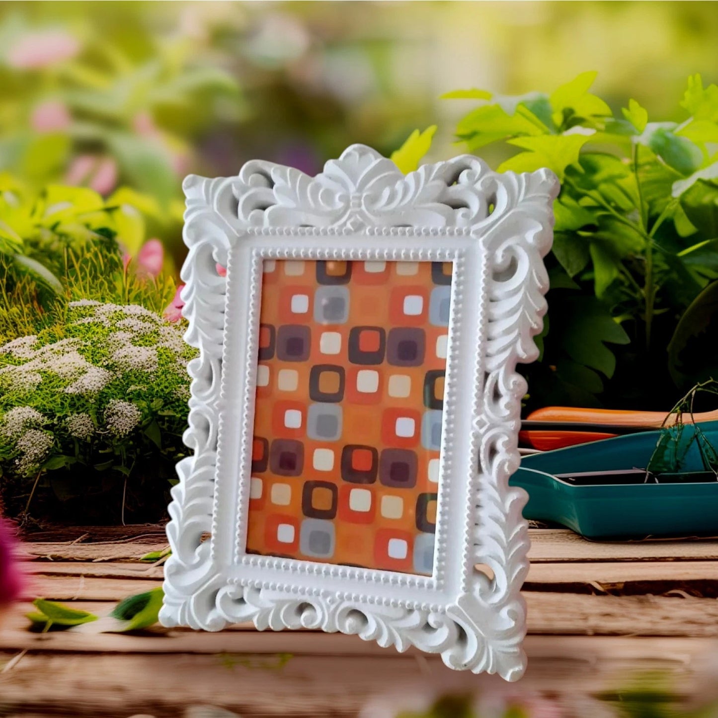 Photo Frame Baroque Rococo Retro Ornate Antique-Style Shabby Chic Vintage-Style Wedding Boho