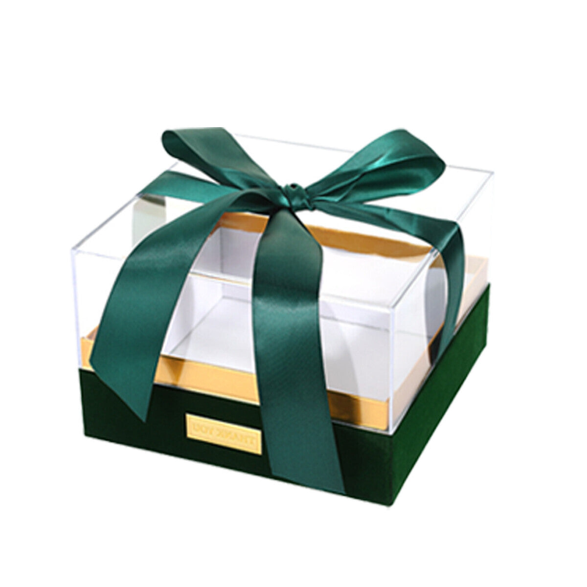 Acrylic Display Box Clear Square Storage Container with Lid for Gift Packaging