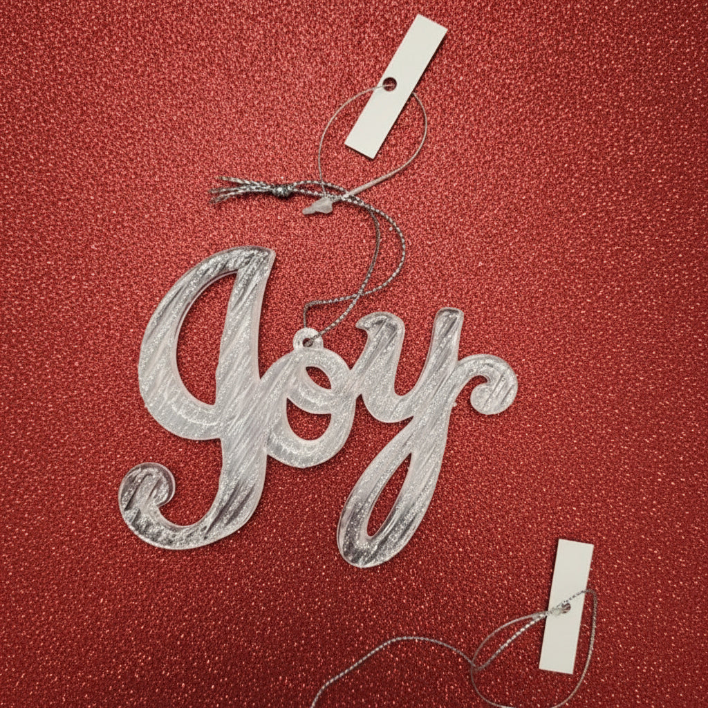 Luxury-like Crystal-Effect Glass-like Glitter Sparkly Christmas Tree Decorations