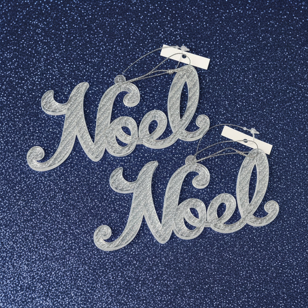 Luxury-like Crystal-Effect Glass-like Glitter Sparkly Christmas Tree Decorations