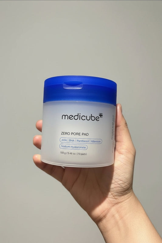 Medicube Zero Pore Pads 2.0, Dual-Textured Facial Toner Pads for Exfoliation and Pore Care All Skin Types Korean Skin Care
